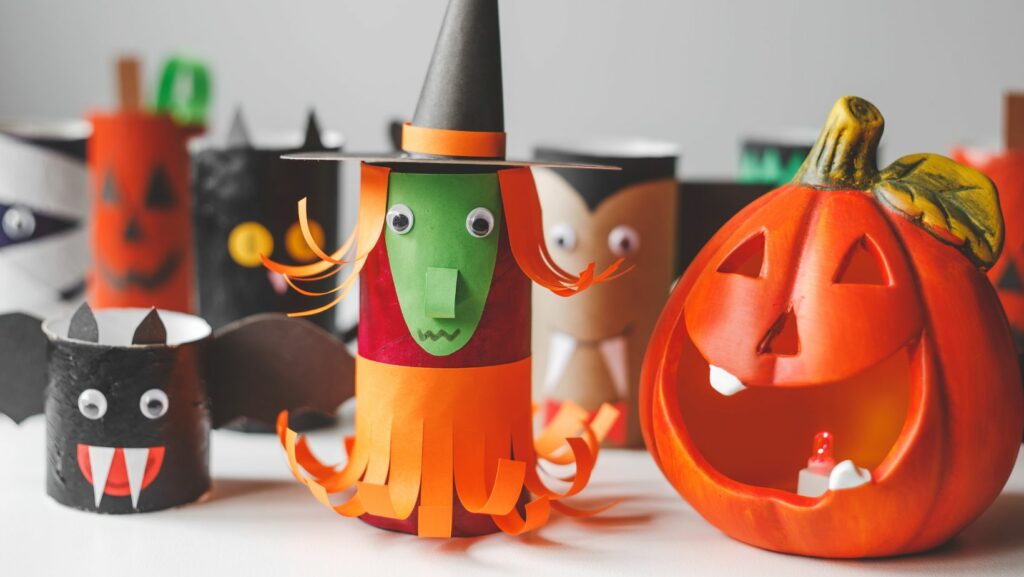 Halloween Construction Paper Crafts